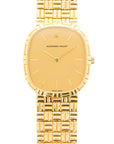 Audemars Piguet Yellow Gold Exotic Bracelet Watch