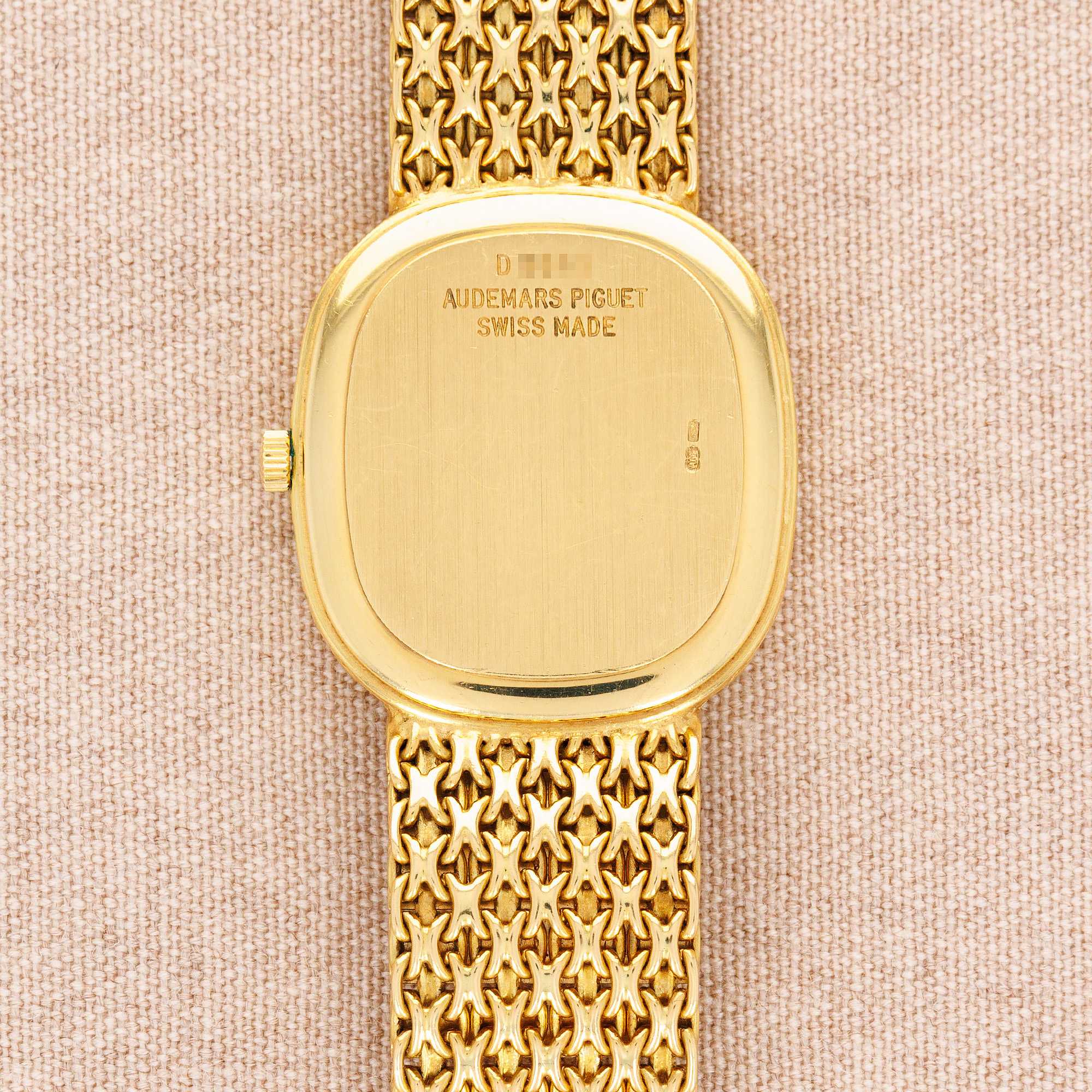 Audemars Piguet Yellow Gold Exotic Bracelet Watch