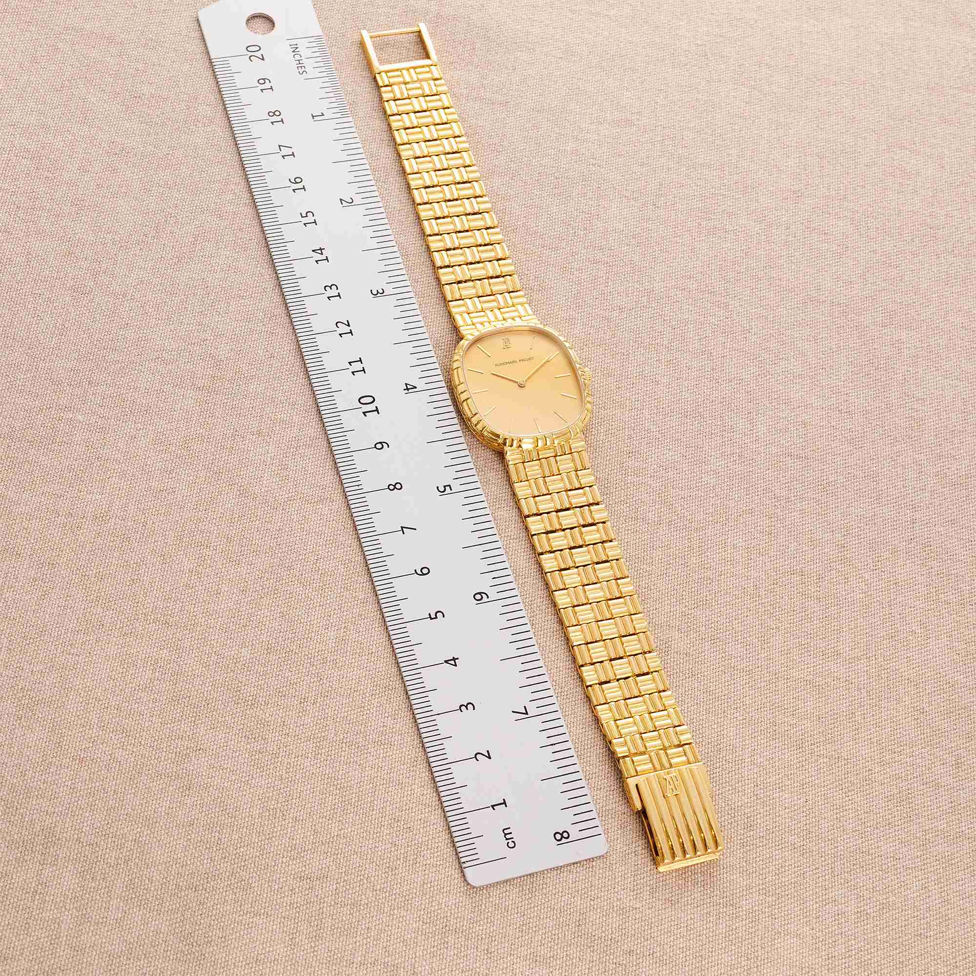 Audemars Piguet Yellow Gold Exotic Bracelet Watch