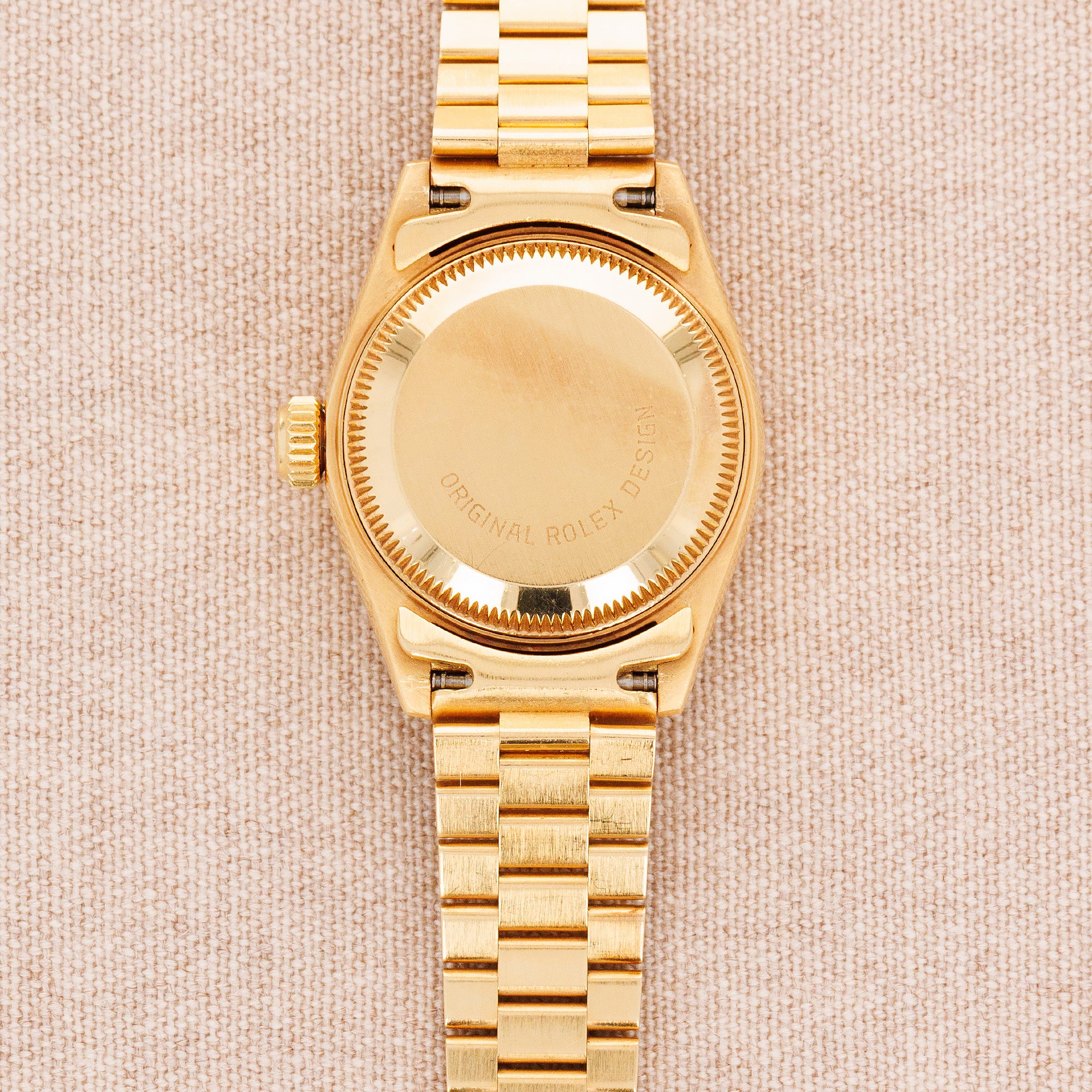 Rolex - Rolex Yellow Gold Datejust Ref. 69178 with Ruby and Diamond String Dial - The Keystone Watches