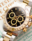 Rolex Two-Tone Zenith Daytona Ref. 16523 with Original Warranty