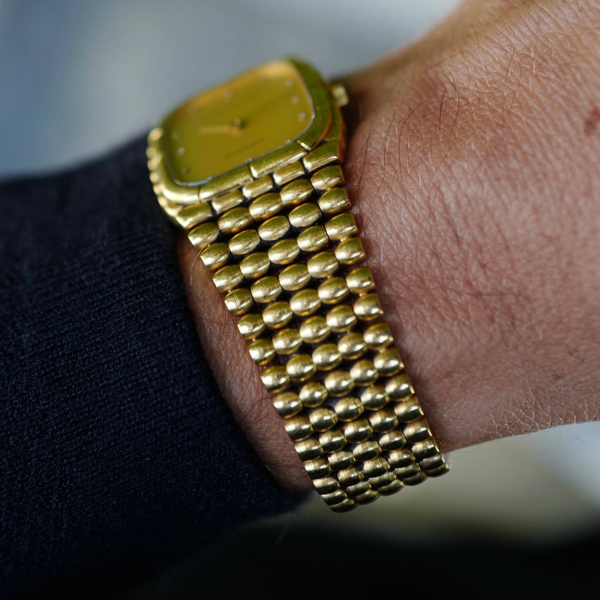 Audemars Piguet - Audemars Piguet Yellow Gold Automatic Bamboo Bullet Bracelet Watch - The Keystone Watches