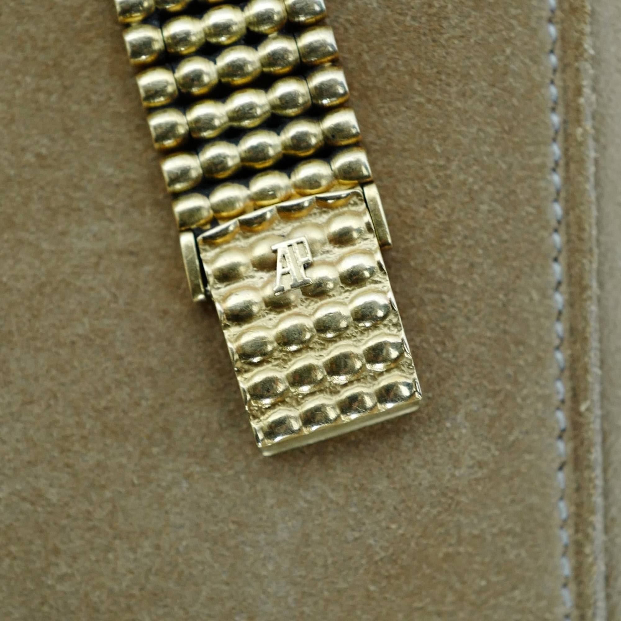 Audemars Piguet - Audemars Piguet Yellow Gold Automatic Bamboo Bullet Bracelet Watch - The Keystone Watches
