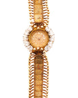 Patek Philiipe Yellow Gold Vintage Ladies Jewelry Watch