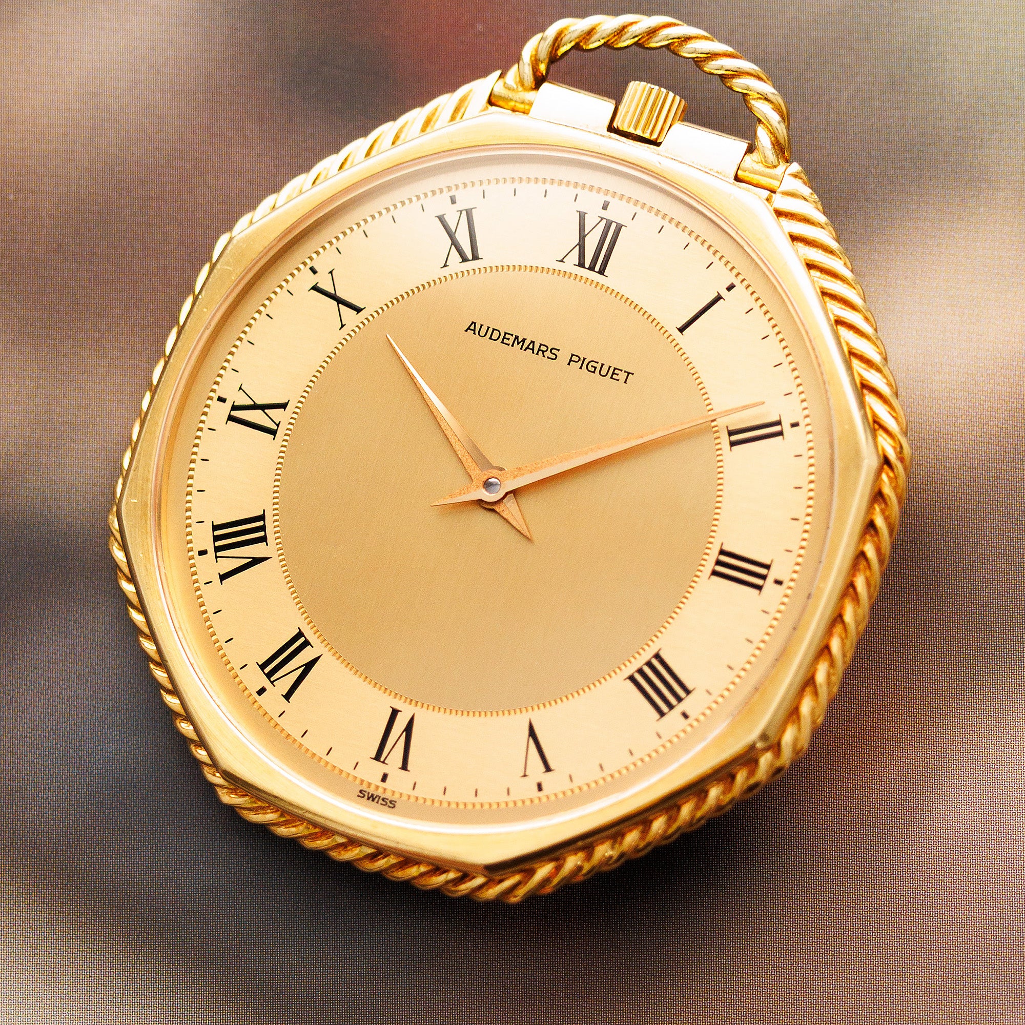 Audemars Piguet Yellow Gold Octagonal Pocket Watch