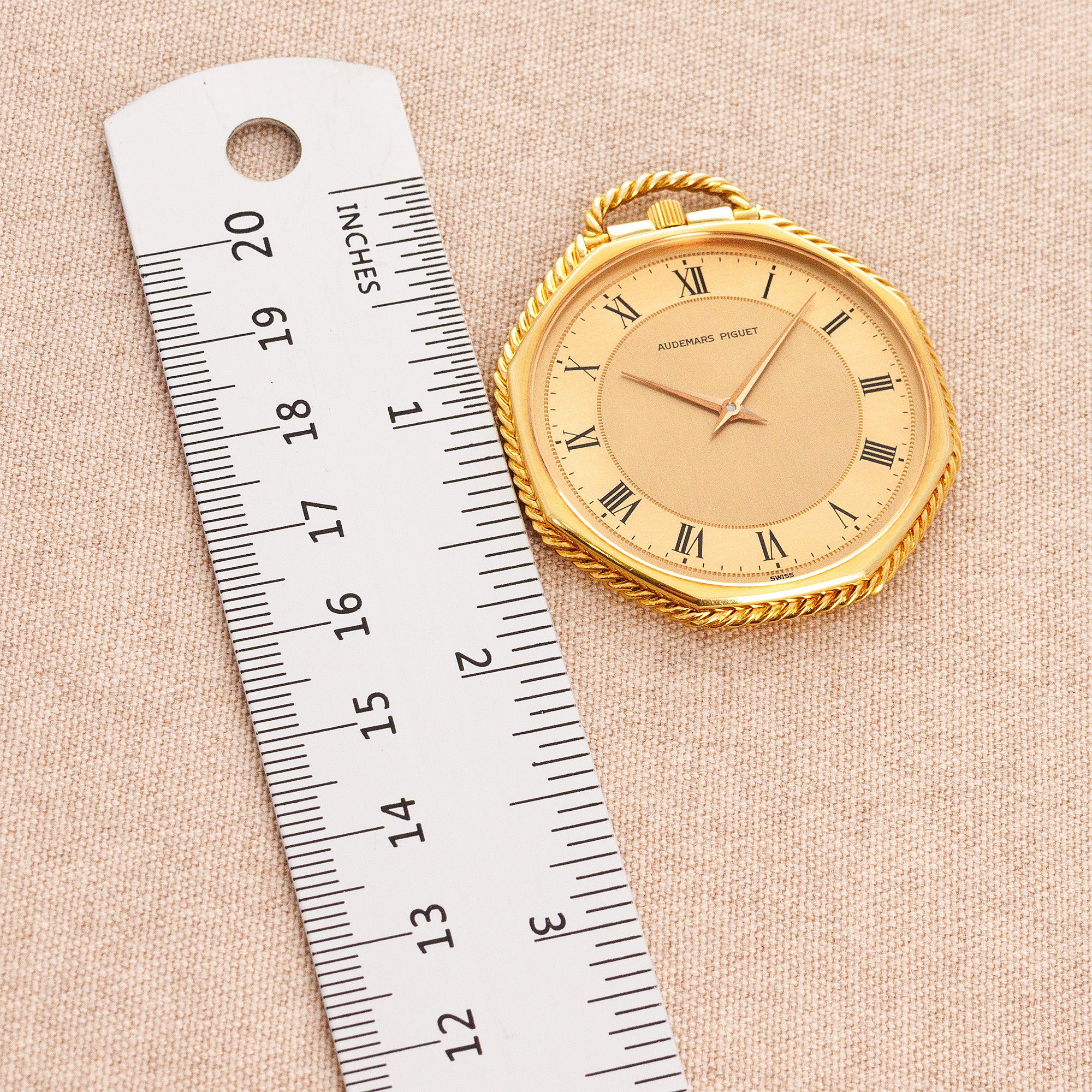 Audemars Piguet Yellow Gold Octagonal Pocket Watch