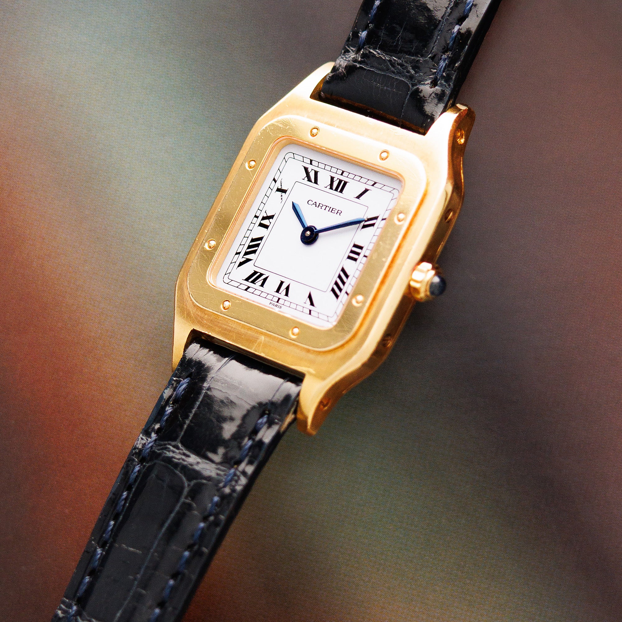 Cartier Yellow Gold Santos Dumont Ref. 96053
