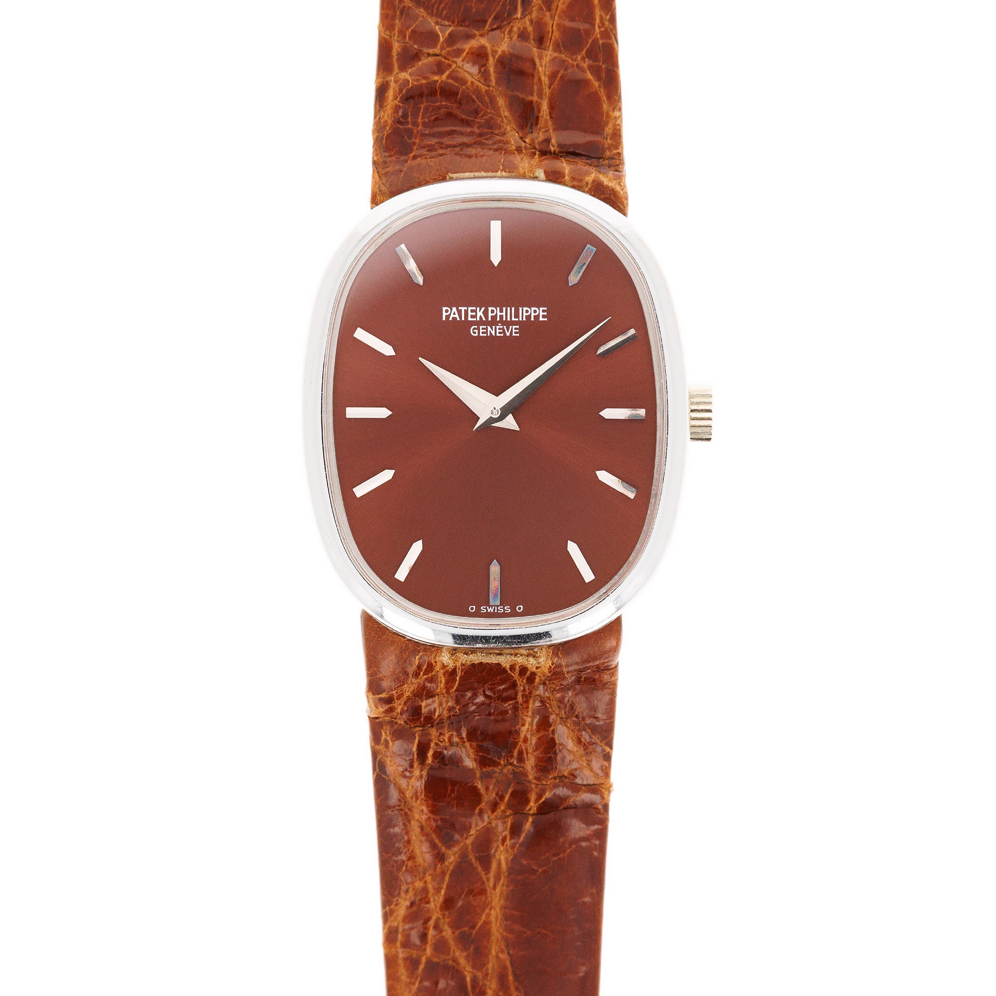 Patek Philippe White Gold Ellipse Ref. 4226 with Brown Sunburst Dial