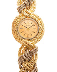 Rolex Yellow & White Gold Braided Bracelet Watch