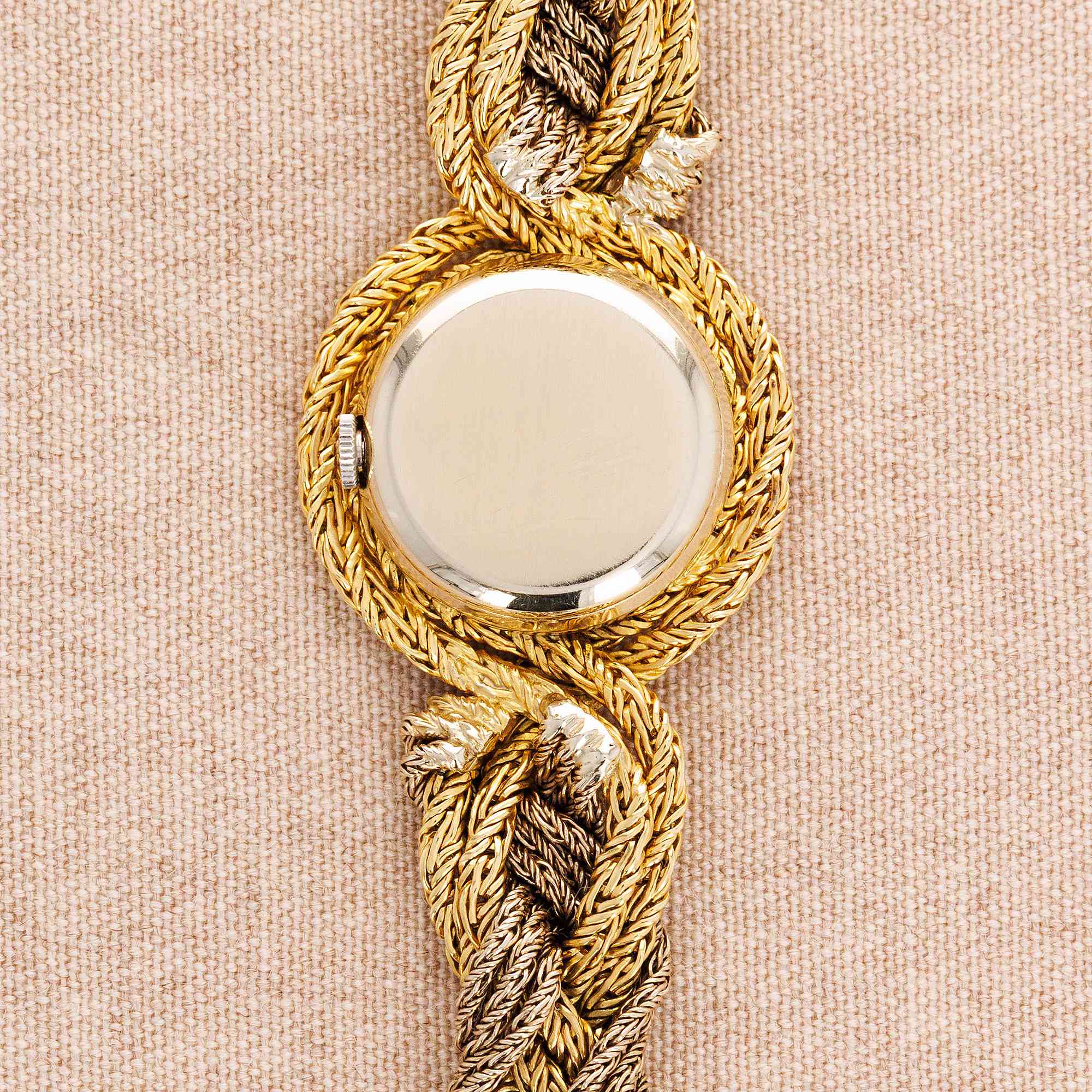 Rolex Yellow & White Gold Braided Bracelet Watch