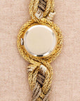 Rolex Yellow & White Gold Braided Bracelet Watch