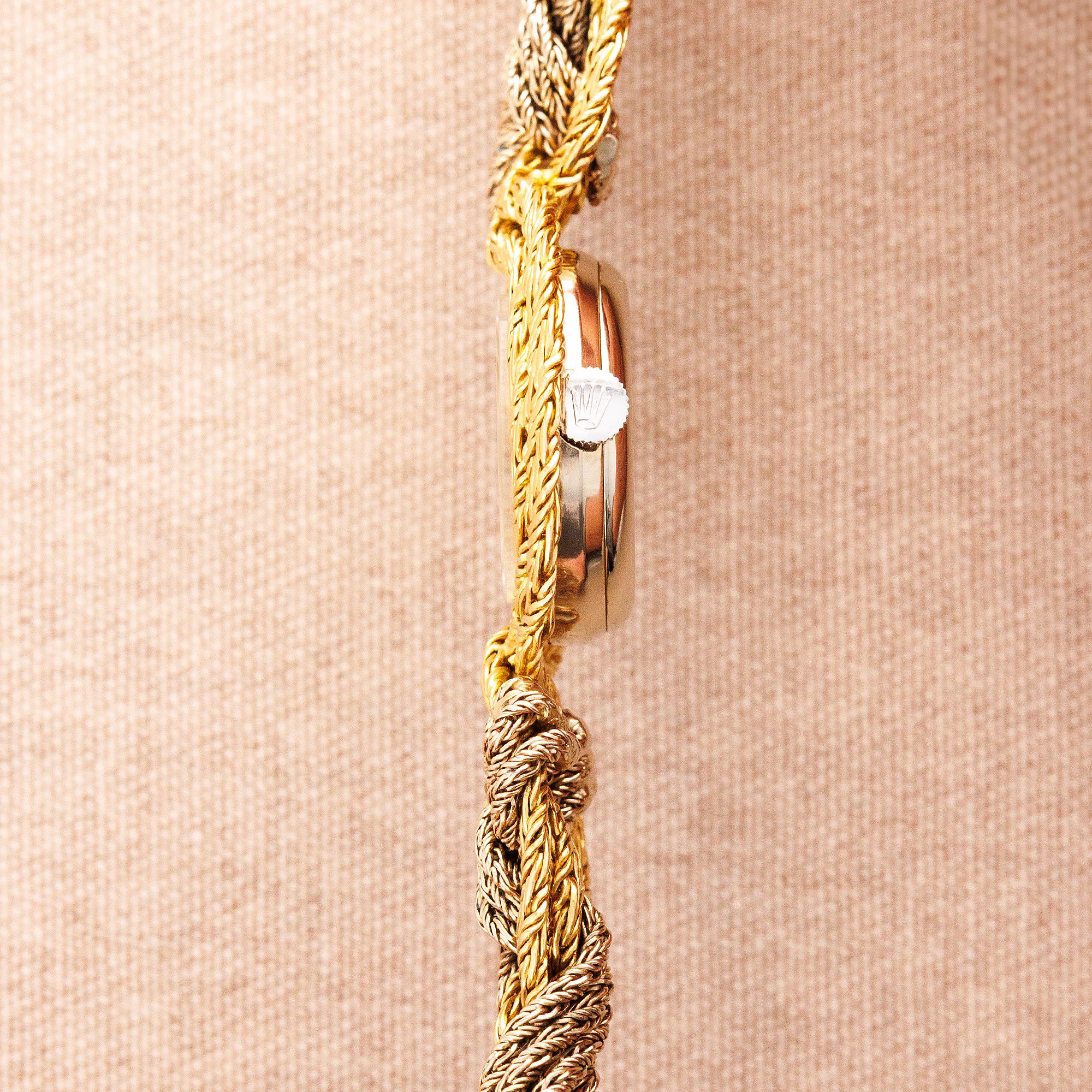 Rolex - Rolex Yellow & White Gold Braided Bracelet Watch - The Keystone Watches