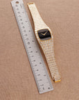 Piaget Yellow Gold Baguette Diamond Onyx Galaxy Watch Ref. 74912
