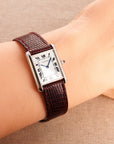Cartier White Gold Tank Watch Ref. 78086