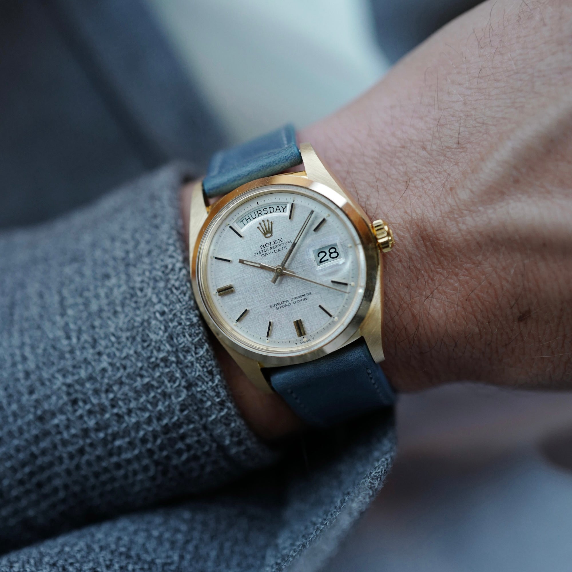 Rolex Yellow Gold Day Date Watch Ref. 1802