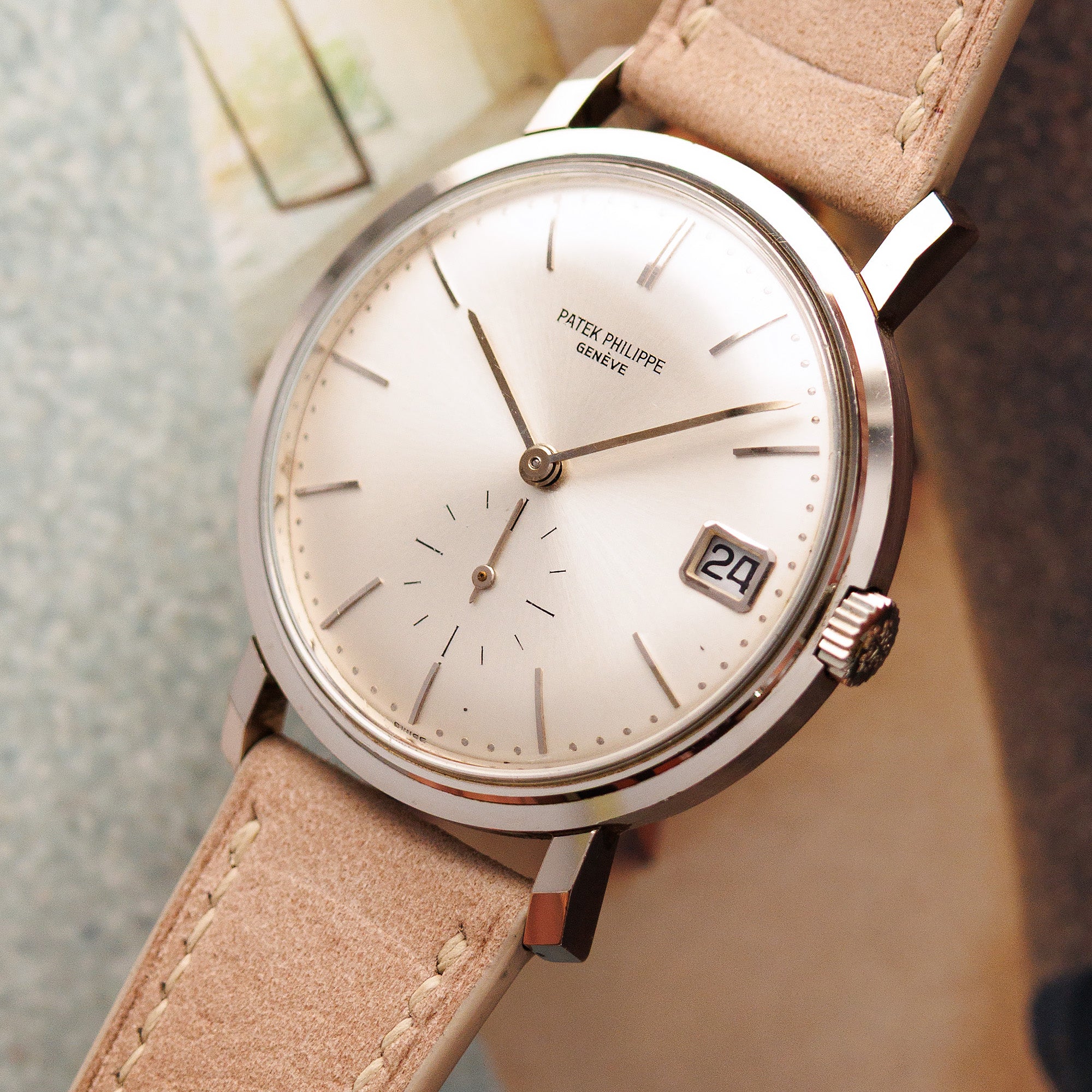 Patek Philippe White Gold Calatrava Watch Ref. 3445 in Top Condition