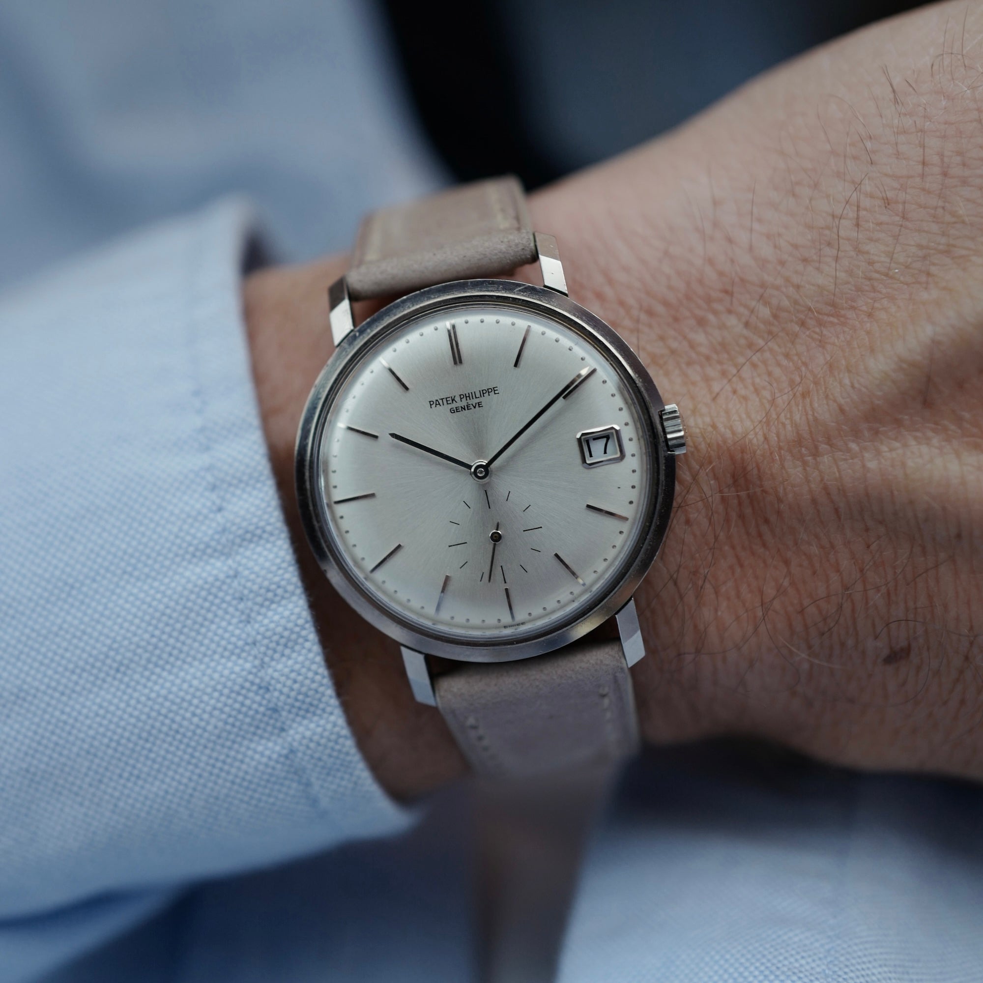 Patek Philippe White Gold Calatrava Watch Ref. 3445 in Top Condition