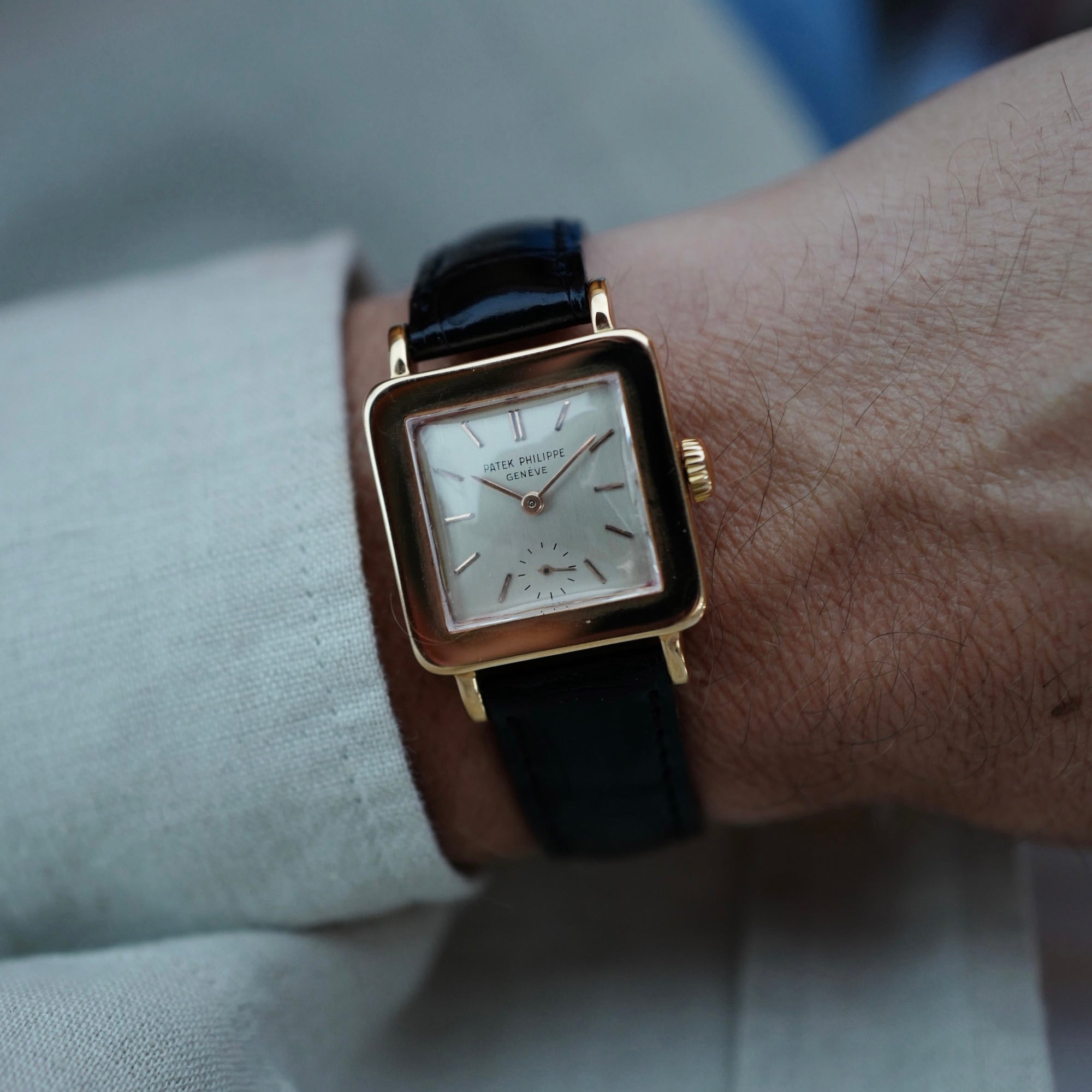 Patek Philippe Rose Gold Cushion Watch Ref. 2444 (New Arrival)