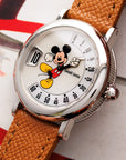 Gerald Genta - Gerald Genta Steel Mickey Mouse Fantasy Retro M.10 with Guilloche MOP Dial - The Keystone Watches