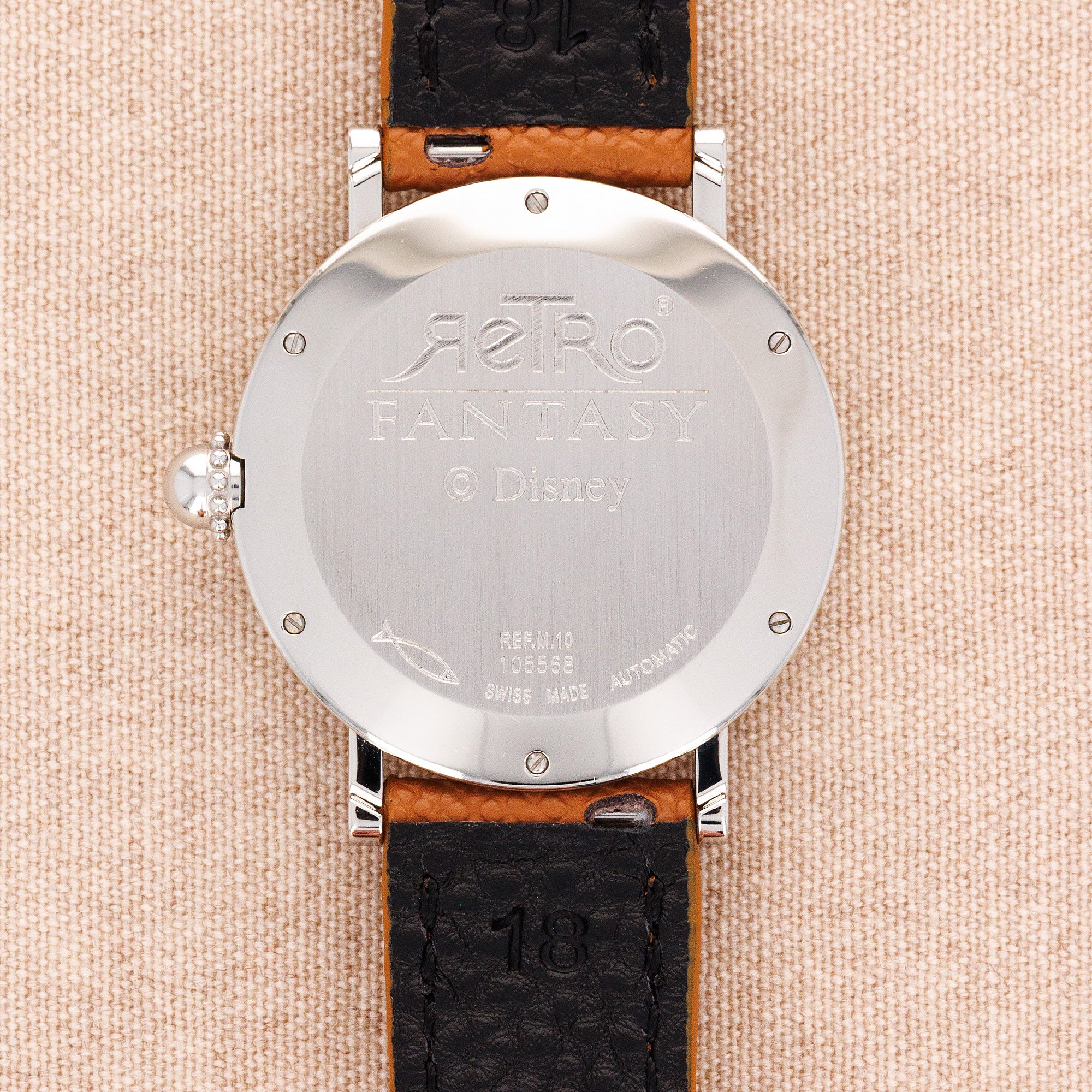 Gerald Genta - Gerald Genta Steel Mickey Mouse Fantasy Retro M.10 with Guilloche MOP Dial - The Keystone Watches