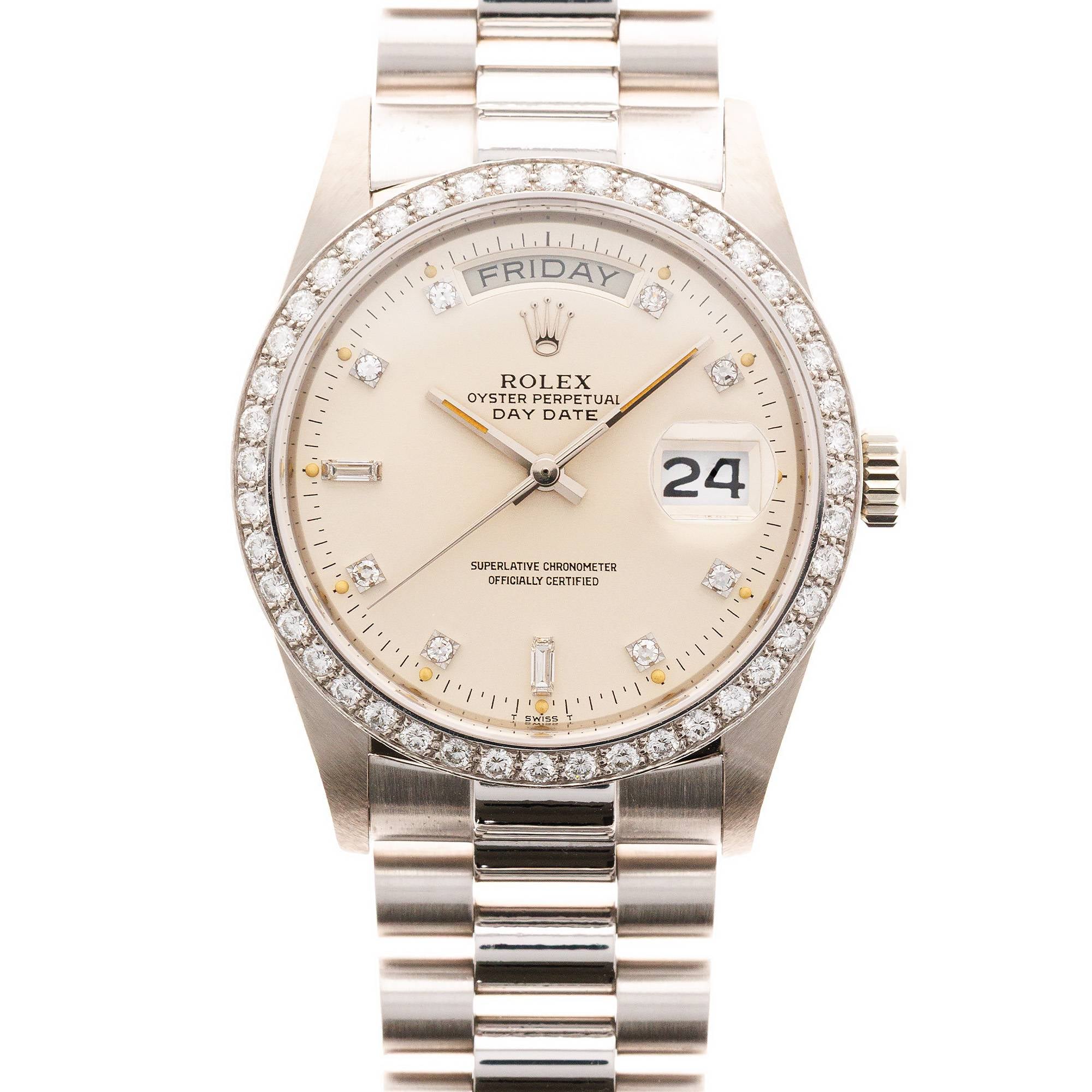 Rolex White Gold Day Date Ref. 18049 in Top Condition
