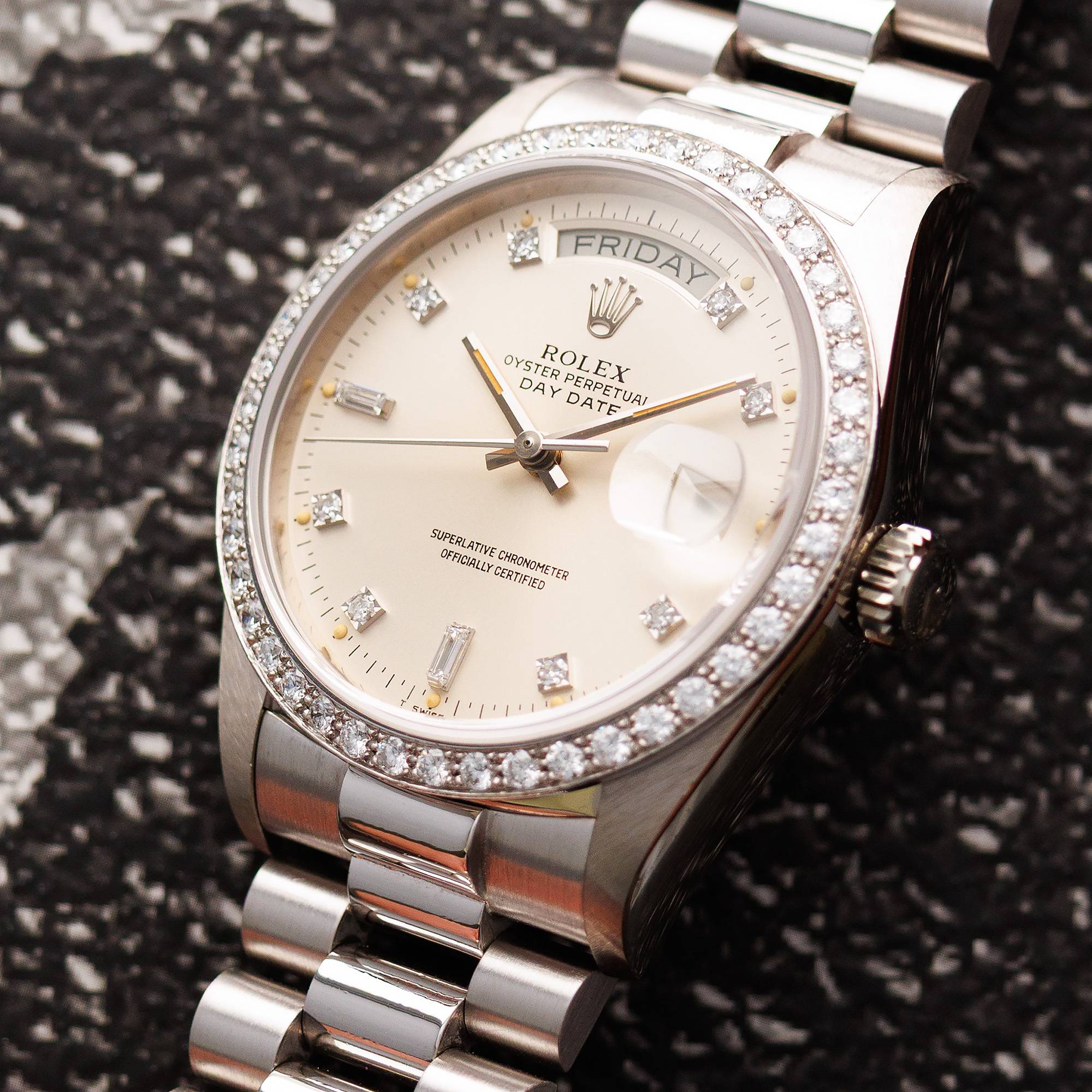 Rolex White Gold Day Date Ref. 18049 in Top Condition