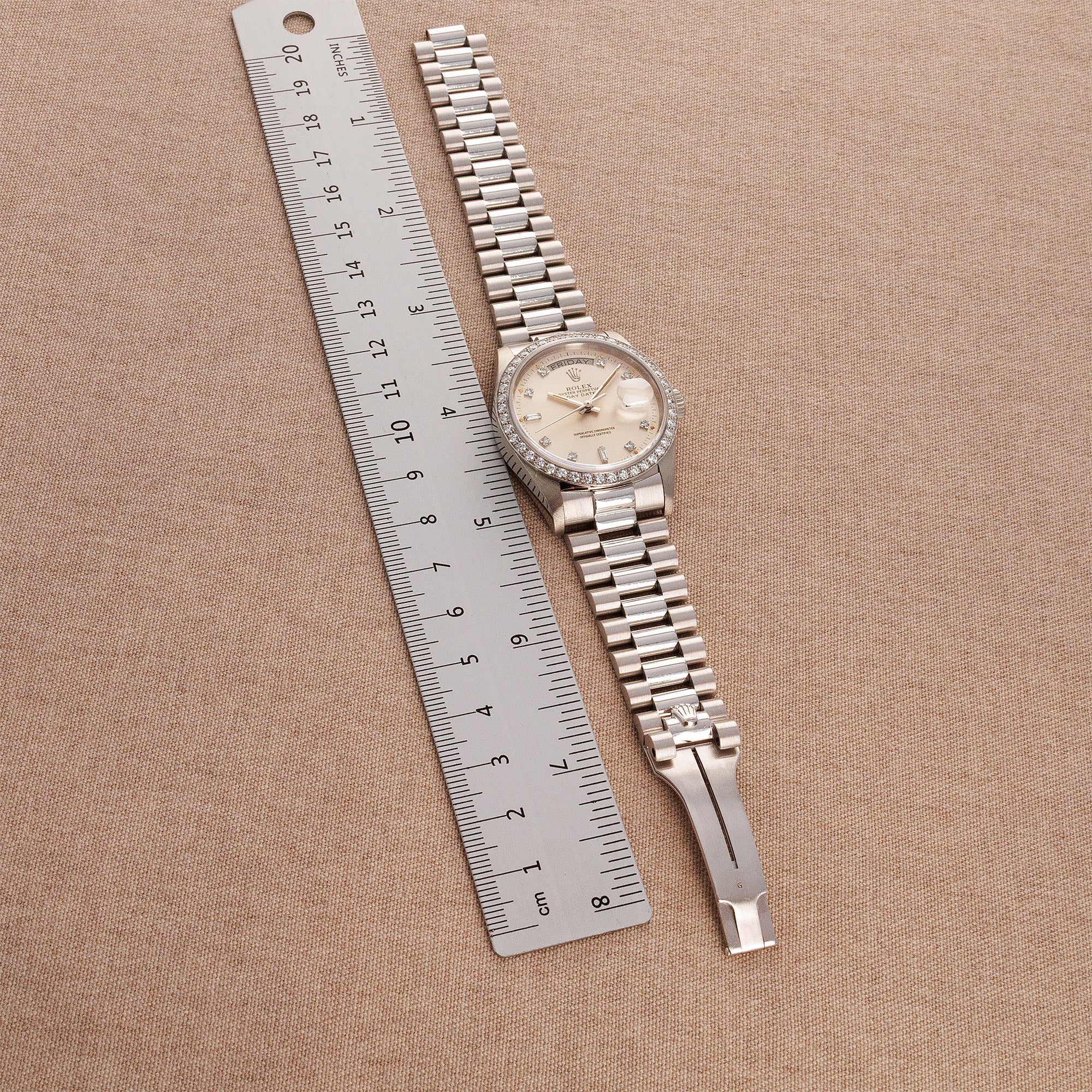 Rolex White Gold Day Date Ref. 18049 in Top Condition