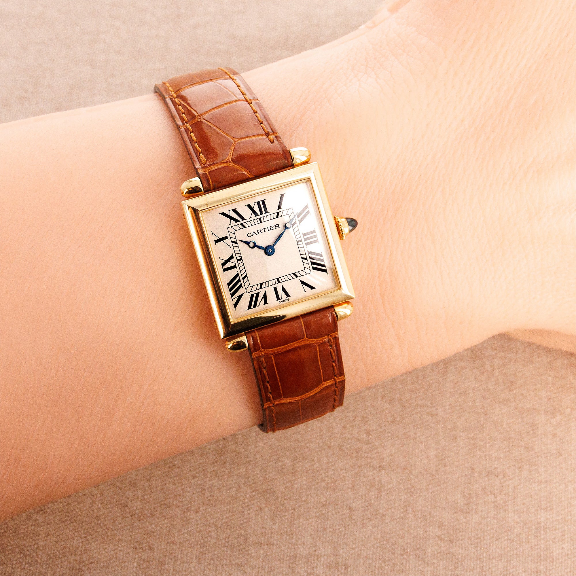 Cartier Yellow Gold Tank Obus Ref. 1630