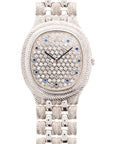 Audemars Piguet - Audemars Piguet White Gold Vinage Ellipse with Pave and Sapphire Dial Ref. 56455BC - The Keystone Watches