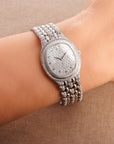 Audemars Piguet - Audemars Piguet White Gold Vinage Ellipse with Pave and Sapphire Dial Ref. 56455BC - The Keystone Watches