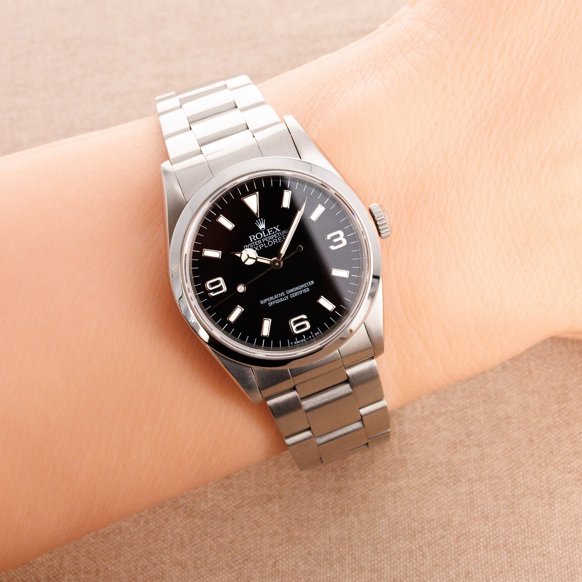 Rolex - Rolex Explorer Ref. 14270 with Tritium Dial and Original Papers - The Keystone Watches