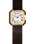 Cartier - Cartier Yellow Gold Ceinture Onyx & Diamond Watch - The Keystone Watches
