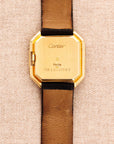 Cartier - Cartier Yellow Gold Ceinture Onyx & Diamond Watch - The Keystone Watches