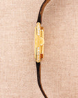 Cartier - Cartier Yellow Gold Ceinture Onyx & Diamond Watch - The Keystone Watches