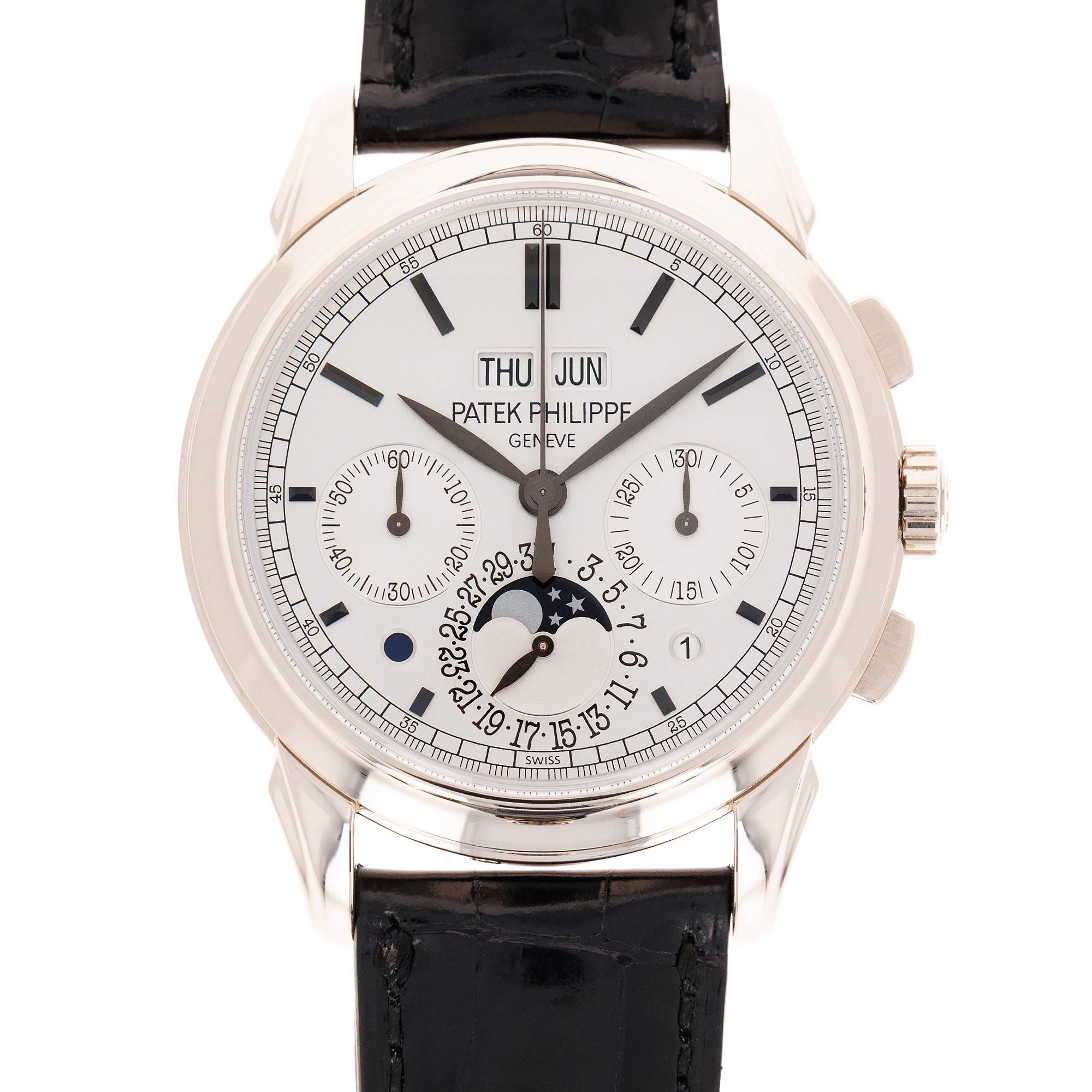 Patek Philippe - Patek Philippe White Gold Perpetual Calendar Chronograph Ref. 5270G - The Keystone Watches