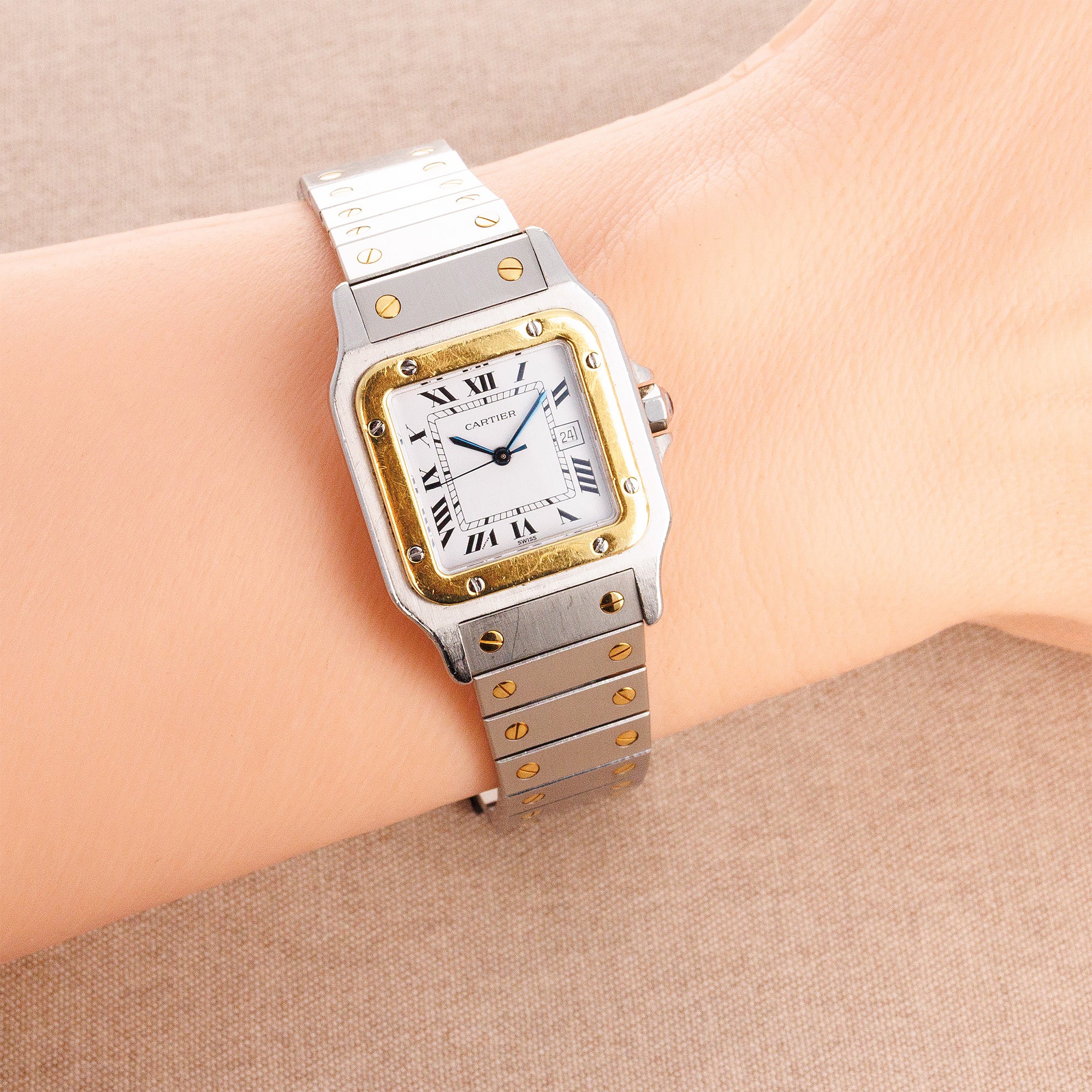 Cartier - Cartier Two-Tone Santos Automatic Ref. 2961 - The Keystone Watches