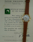 Patek Philippe 565 Retailed by Hausmann & Co. with Original Certificate from 1953