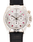 Rolex White Gold Zenith Daytona Ref. 16589 with Factory Diamonds