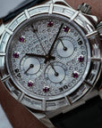Rolex White Gold Zenith Daytona Ref. 16589 with Factory Diamonds