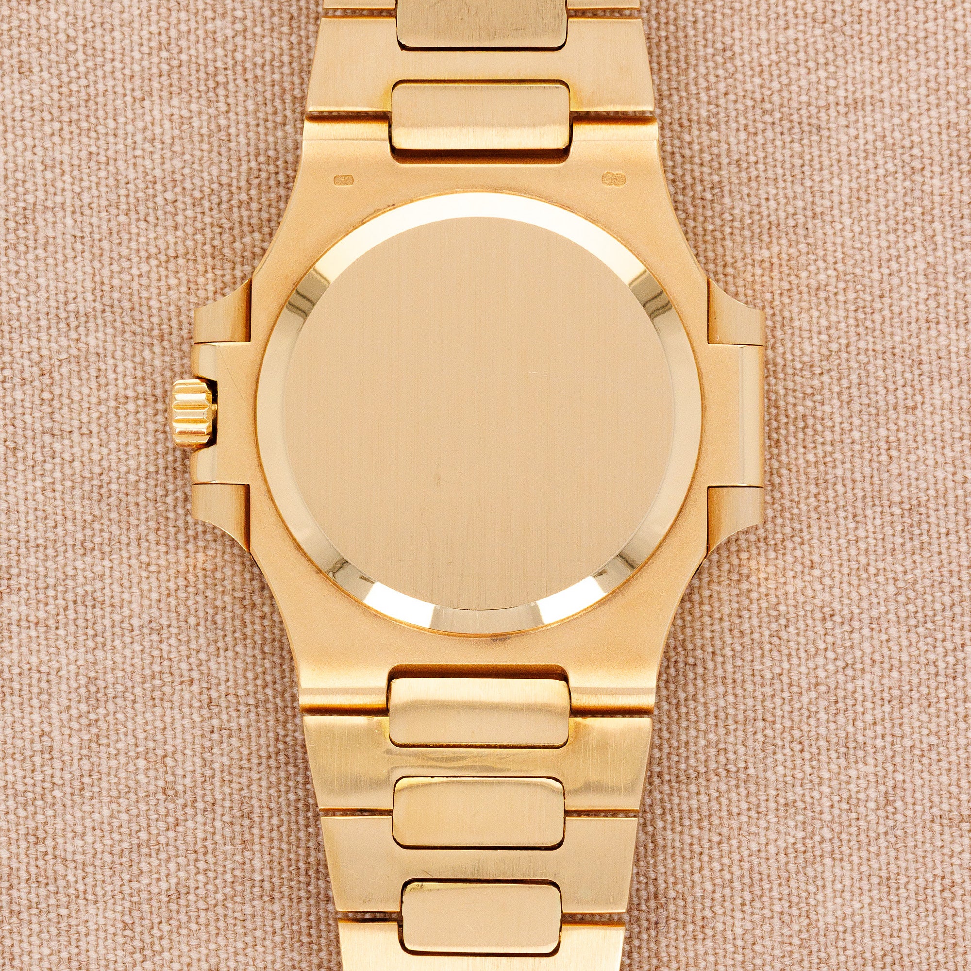 Patek Philippe - Patek Philippe Yellow Gold Nautilus Diamond Watch Ref. 3800 - The Keystone Watches
