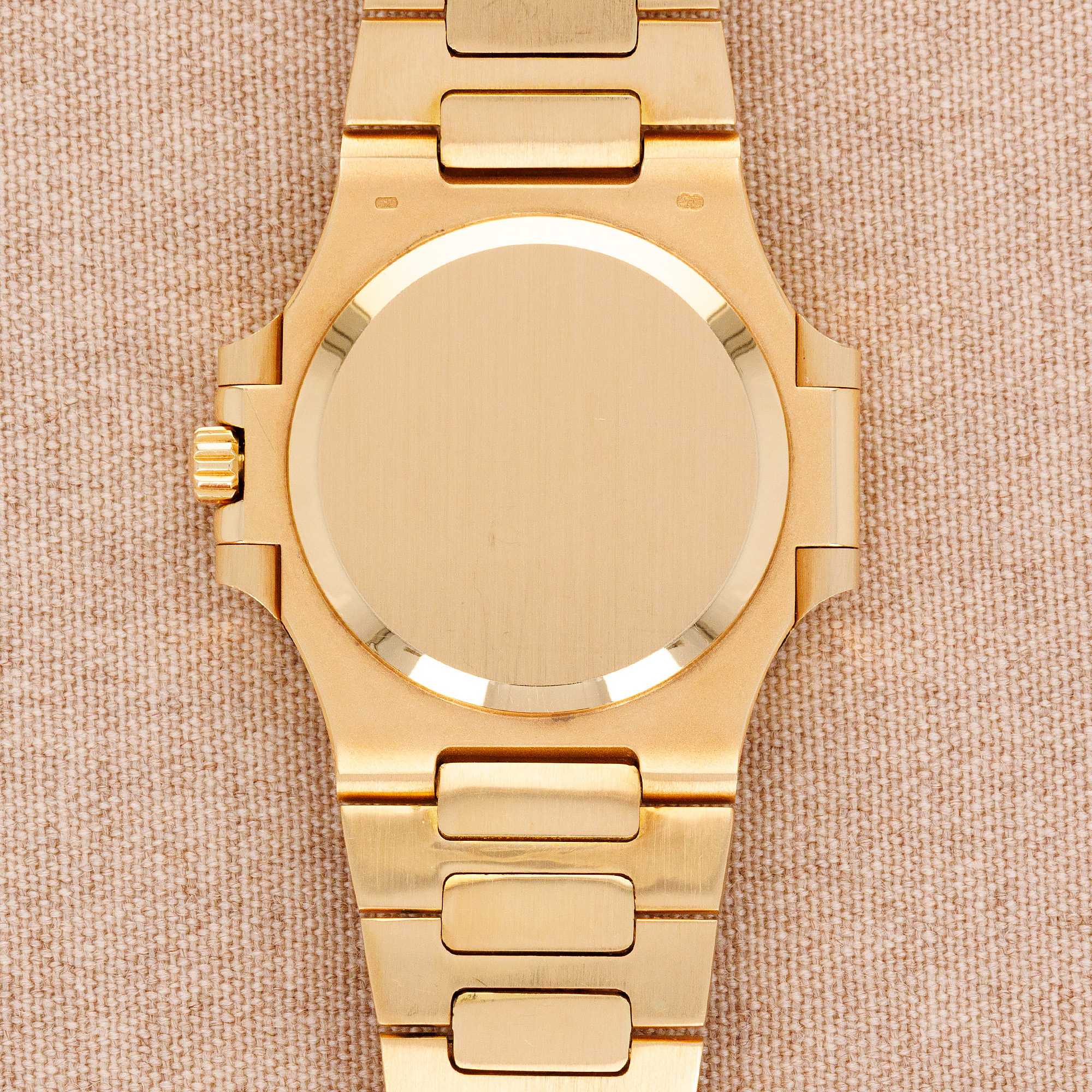 Patek Philippe Yellow Gold Nautilus Diamond Watch Ref. 3800