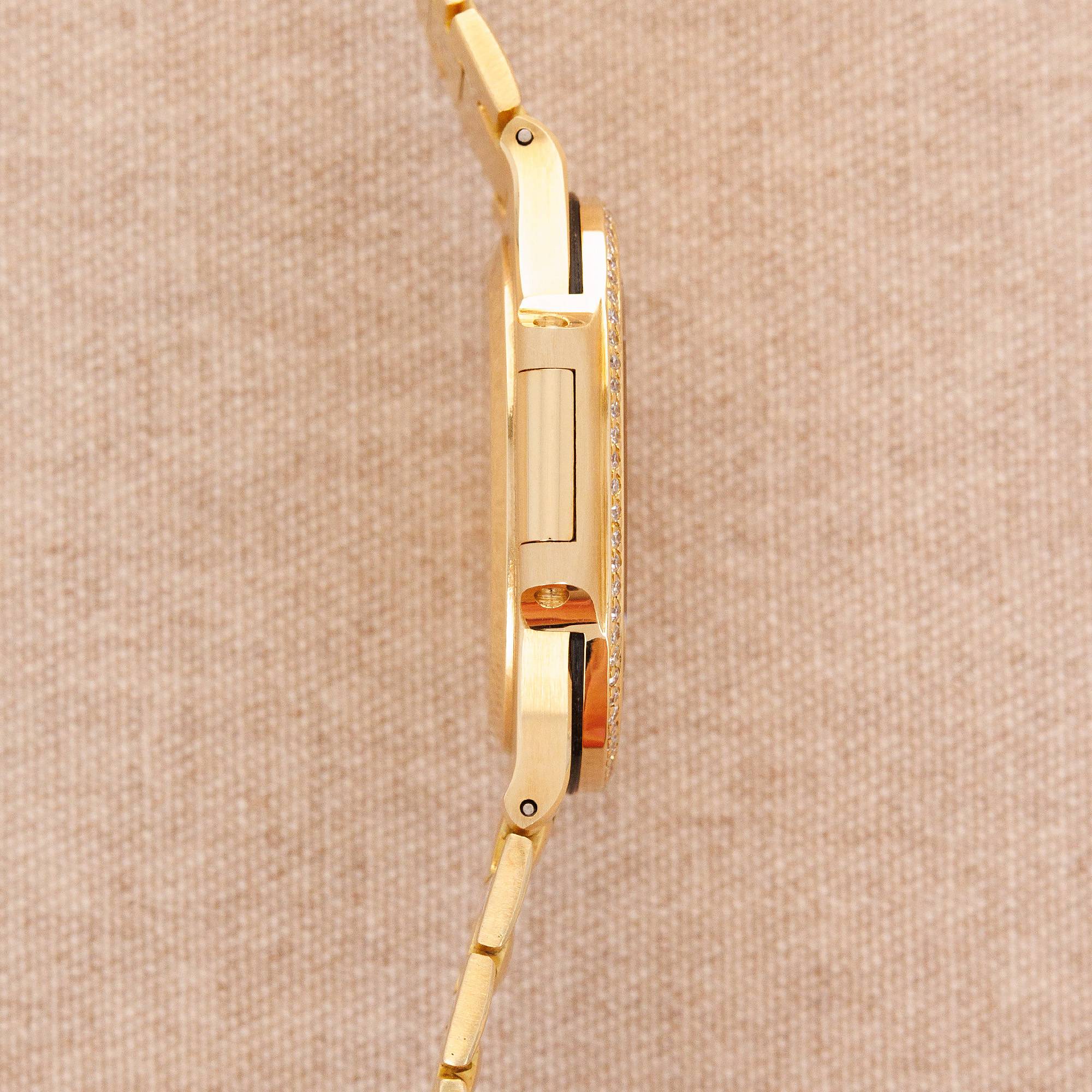 Patek Philippe Yellow Gold Nautilus Diamond Watch Ref. 3800