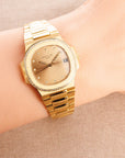Patek Philippe - Patek Philippe Yellow Gold Nautilus Diamond Watch Ref. 3800 - The Keystone Watches
