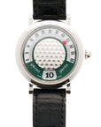 Gerald Genta Steel Retro Ref. G3636 Golf Ball and MOP Watch