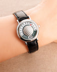 Gerald Genta Steel Retro Ref. G3636 Golf Ball and MOP Watch