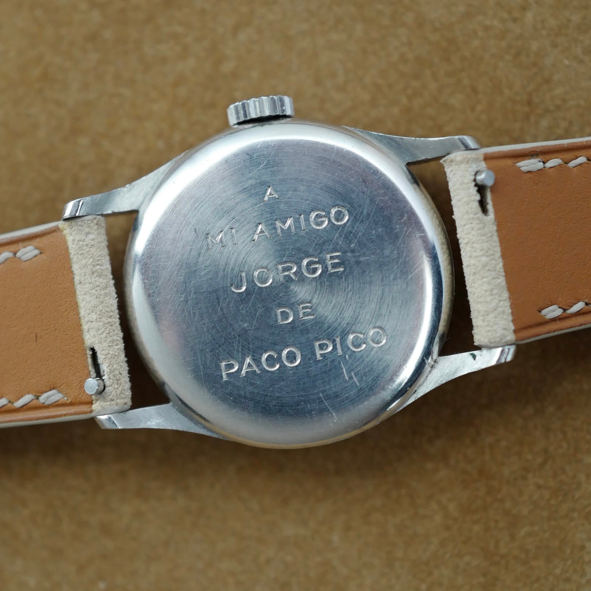 Patek Philippe Platinum Calatrava Watch Ref. 96, Circa 1947 (New Arrival)