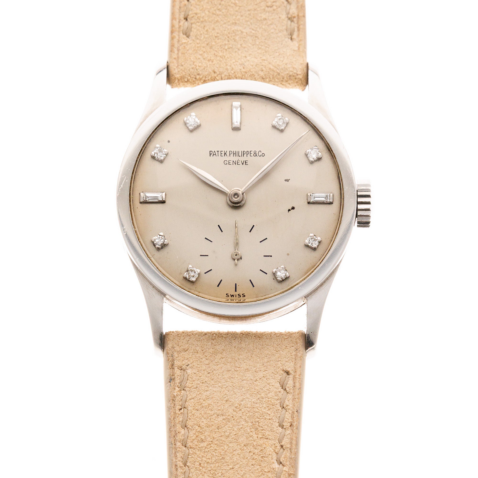 Patek Philippe Platinum Calatrava Watch Ref. 96, Circa 1947