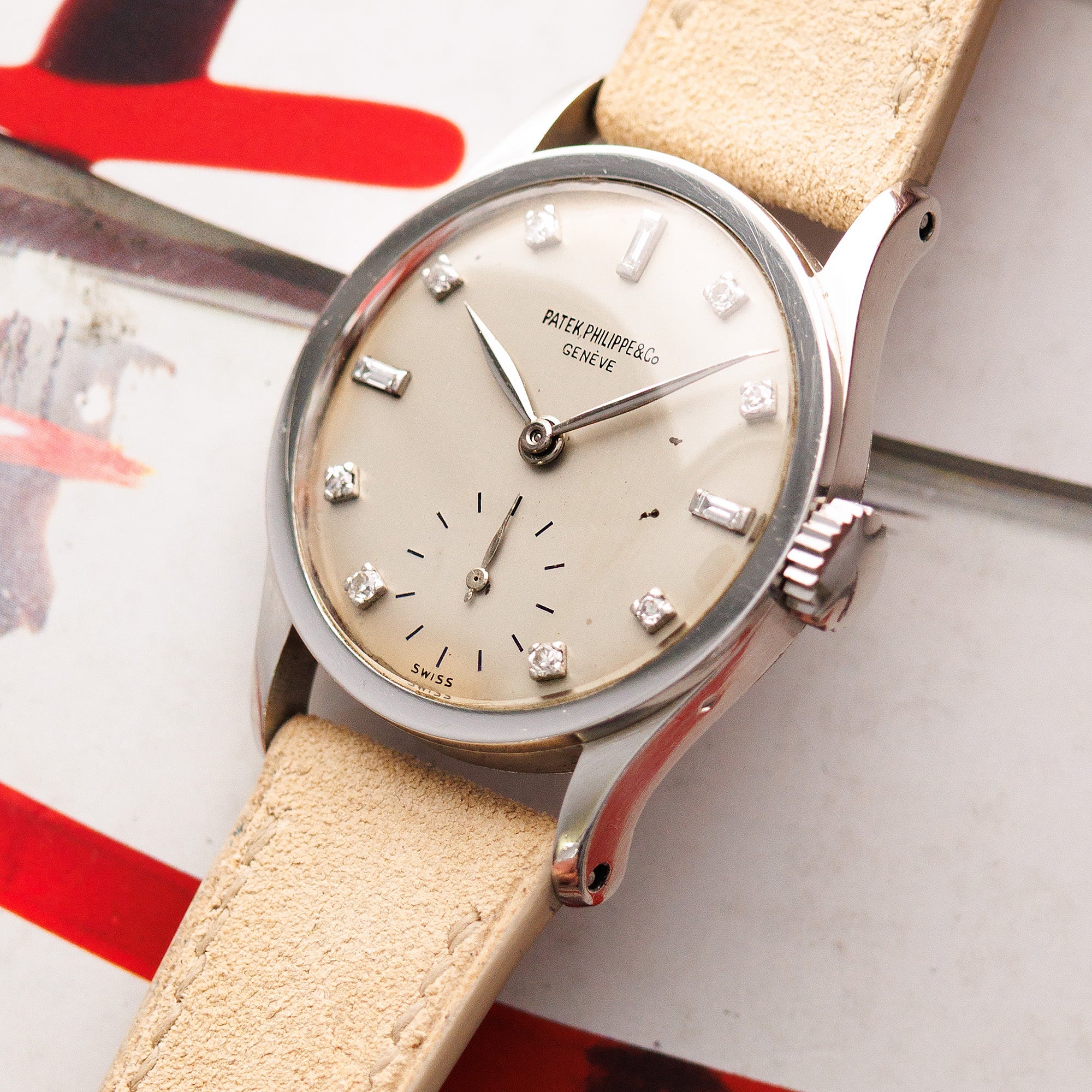 Patek Philippe Platinum Calatrava Watch Ref. 96, Circa 1947