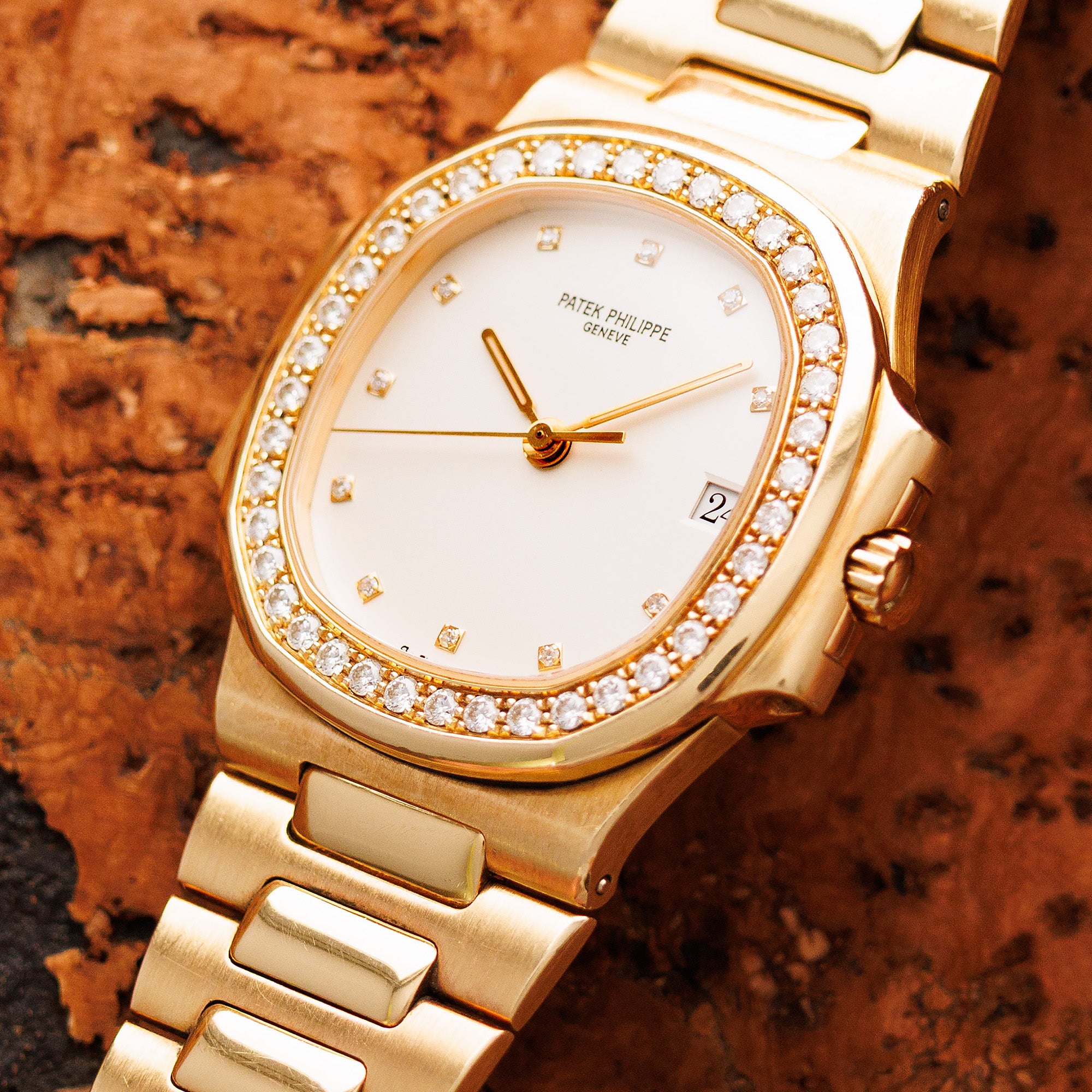 Patek Philippe Yellow Gold Nautilus Watch Ref. 3800