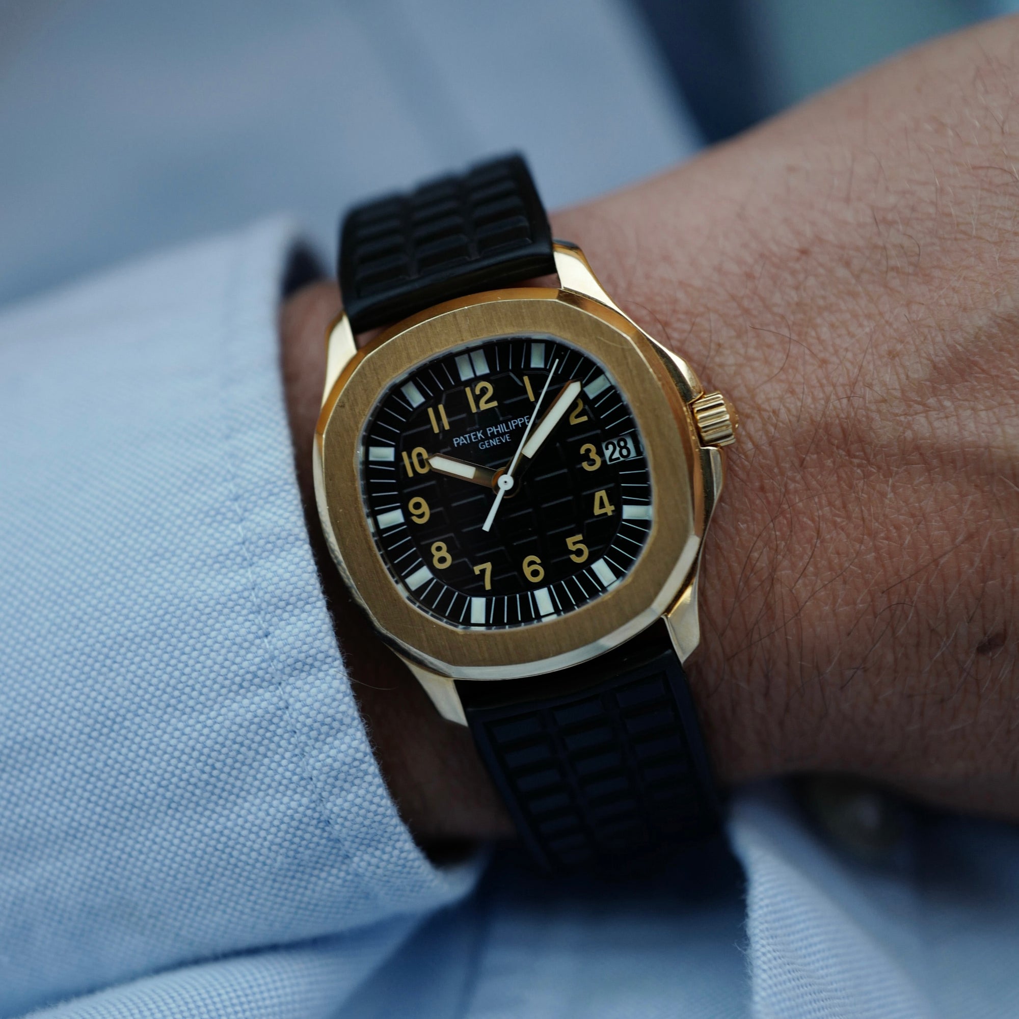 Patek Philippe - Patek Philippe Yellow Gold Aquanaut Watch Ref. 5066 (New Arrival) - The Keystone Watches